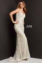 JVN Dress JVN06472 - Champagne