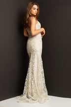 JVN Dress JVN06472 - Champagne
