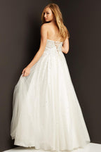 JVN Dress JVN65664 - Off White