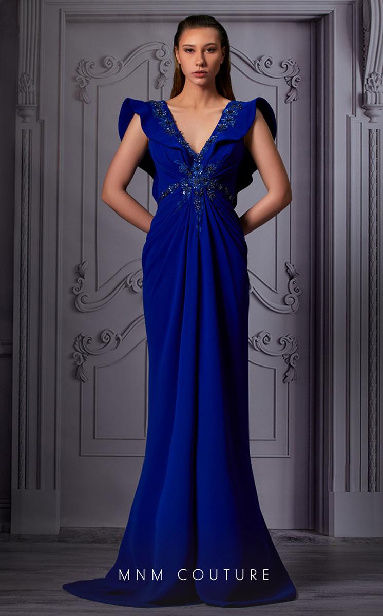 MNM Couture K3844 - Royal Blue