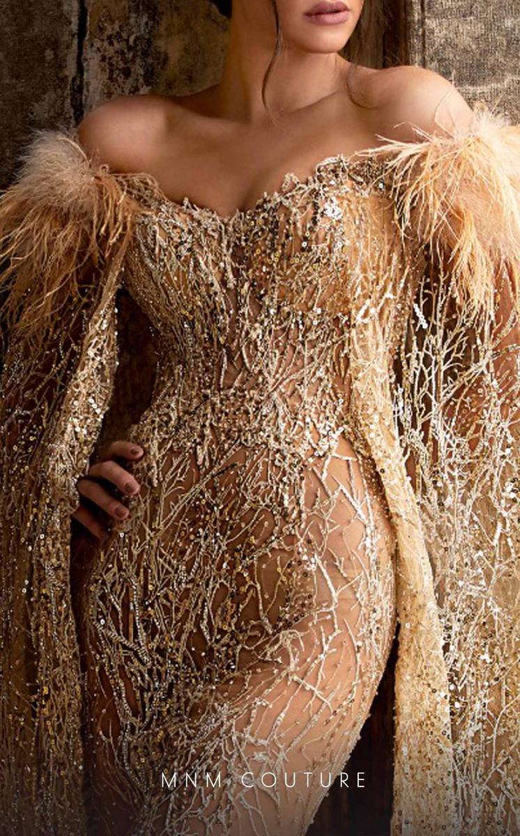 MNM Couture K3945 - Beige