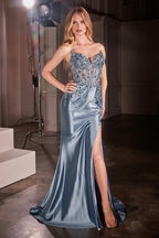 Ladivine Dress KV1112 - Dusty Blue