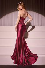 Ladivine Dress KV1112 - Burgundy