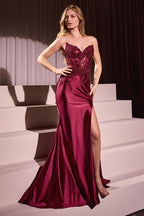Ladivine Dress KV1112 - Burgundy