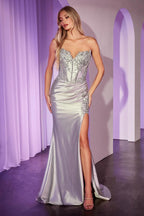 Ladivine Dress KV1116 - Silver