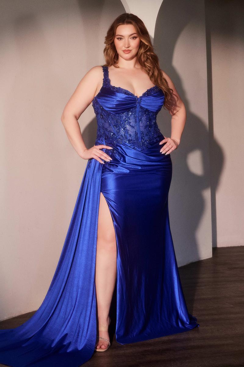 Ladivine Dress KV1125C - Royal