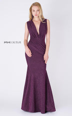 MNM Couture L0001B - Purple/Silver