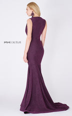 MNM Couture L0001B - Purple/Silver