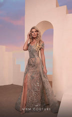 MNM Couture M0102 - Darksilvergreen