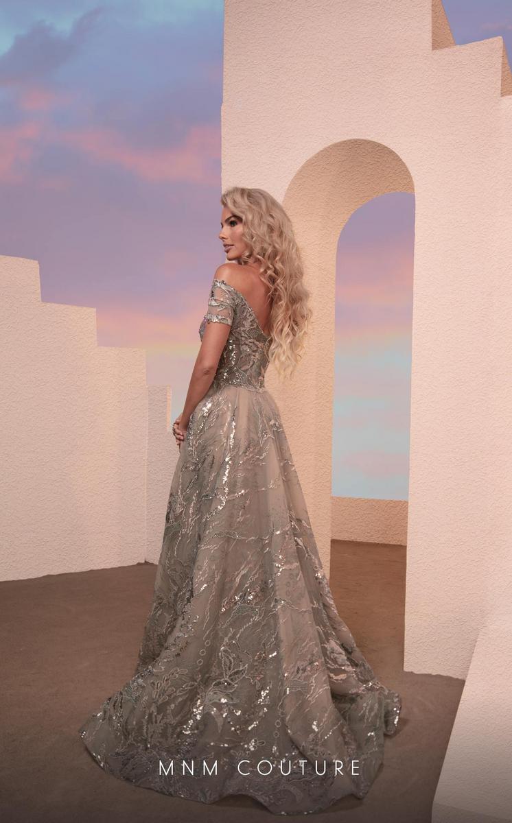 MNM Couture M0102 - Darksilvergreen