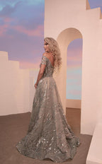 MNM Couture M0102 - Darksilvergreen