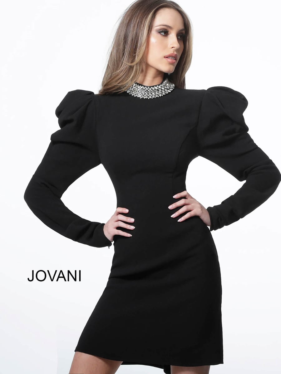 Jovani Contemporary Dresses M1647 - Black