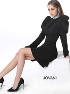 Jovani Contemporary Dresses M1647 - Black