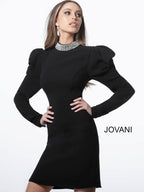 Jovani Contemporary Dresses M1647 - Black