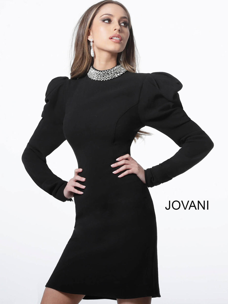 Jovani Contemporary Dresses M1647 - Black