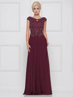 Marsoni by Colors Dress M173 - Wine