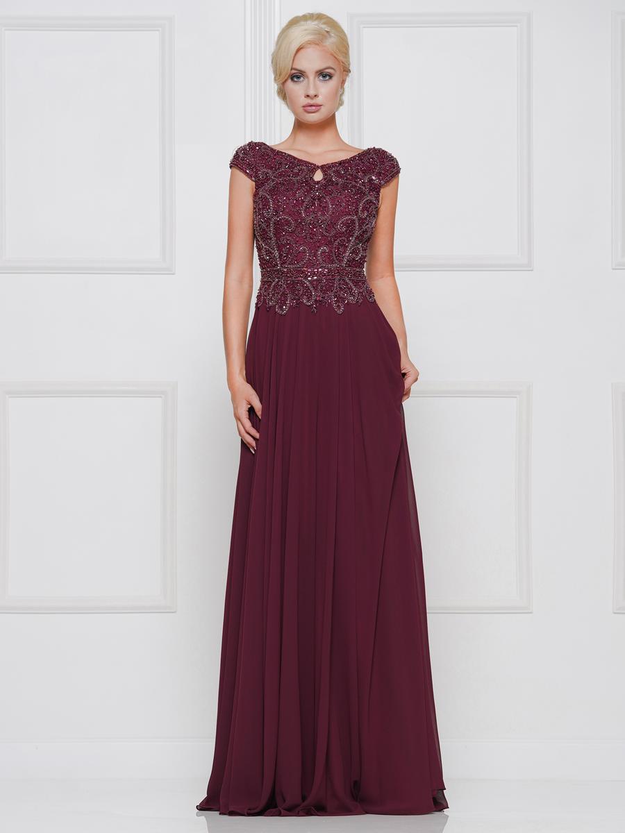 Marsoni by Colors Dress M173 - Wine