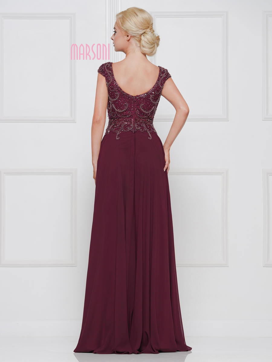 Marsoni by Colors Dress M173 - Wine