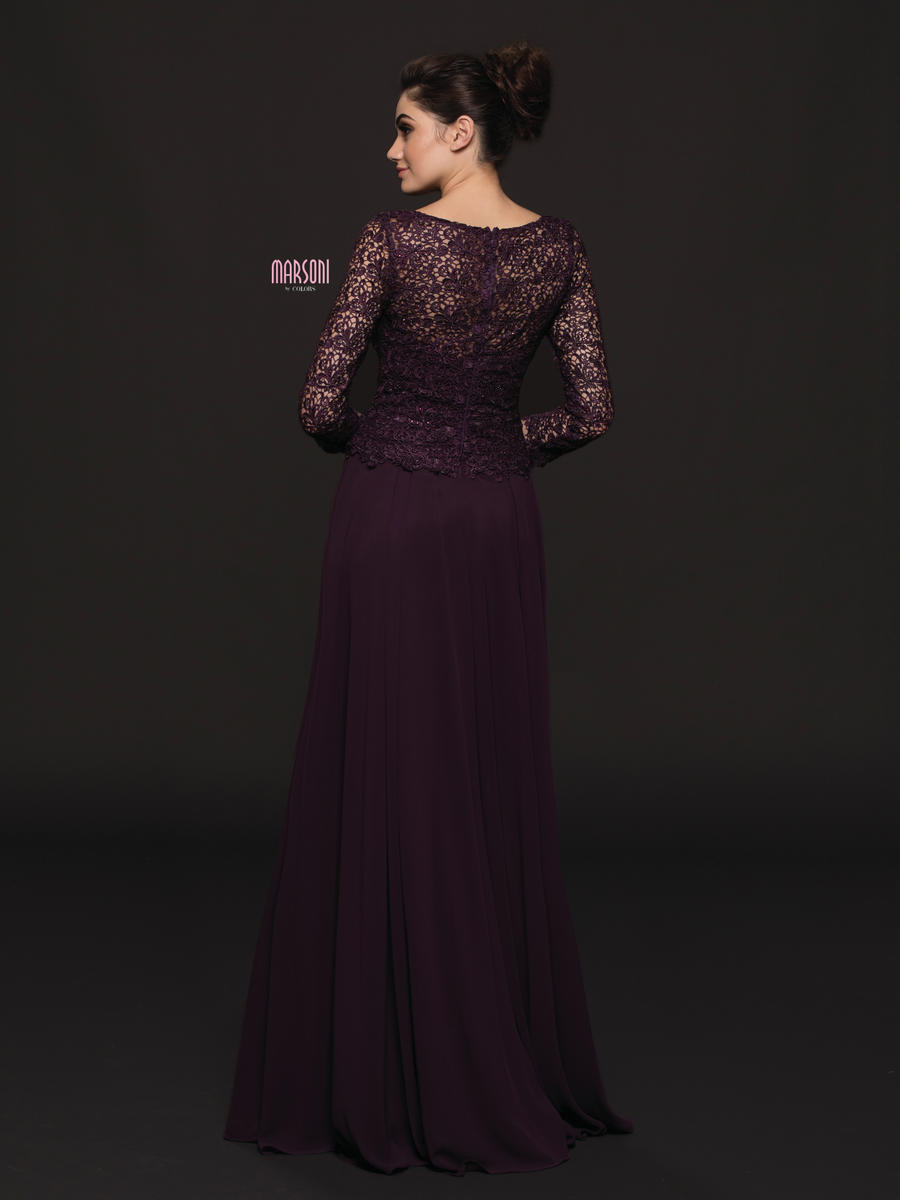 Marsoni by Colors Dress M223 - Eggplant
