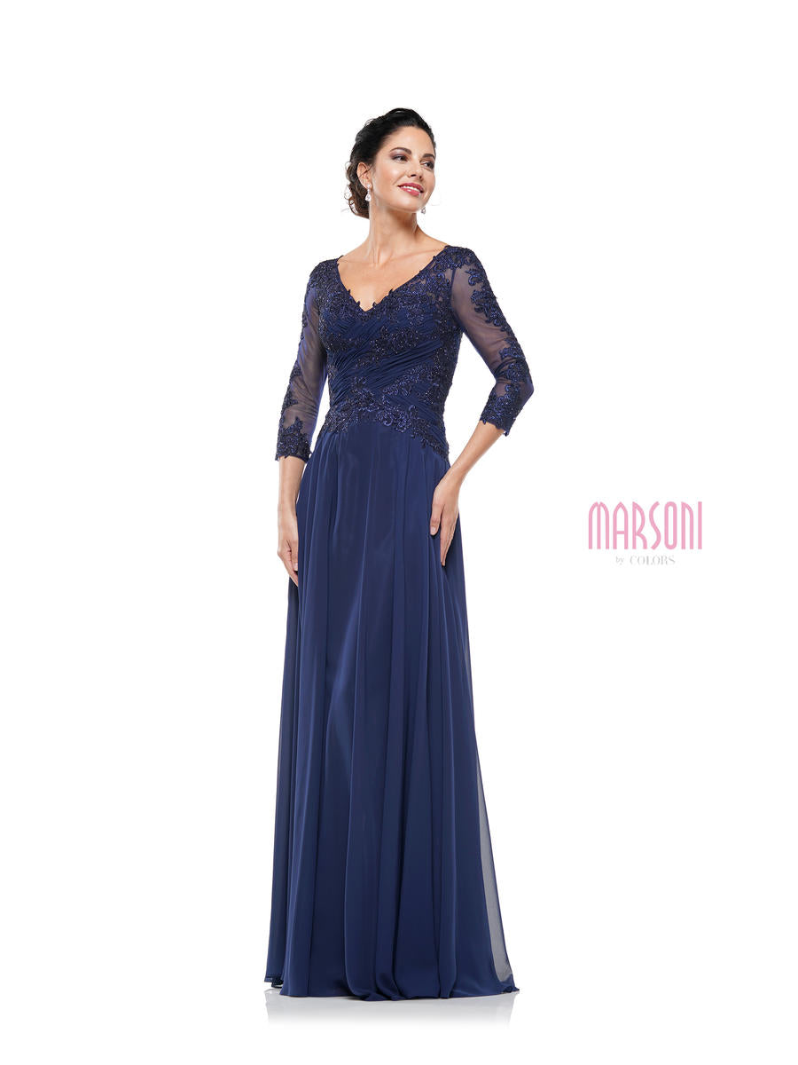 Marsoni by Colors Dress M237 - Navy