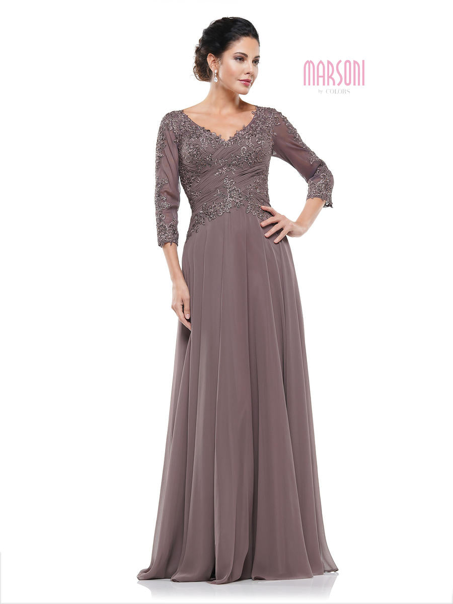 Marsoni by Colors Dress M237 - Dark Taupe