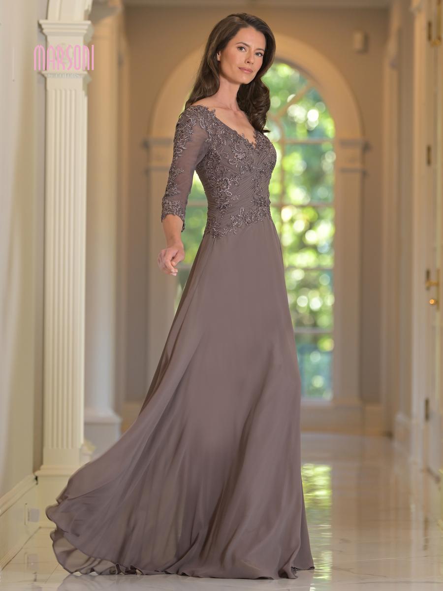Marsoni by Colors Dress M237 - Dark Taupe