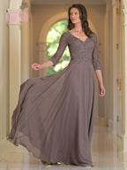 Marsoni by Colors Dress M237 - Dark Taupe