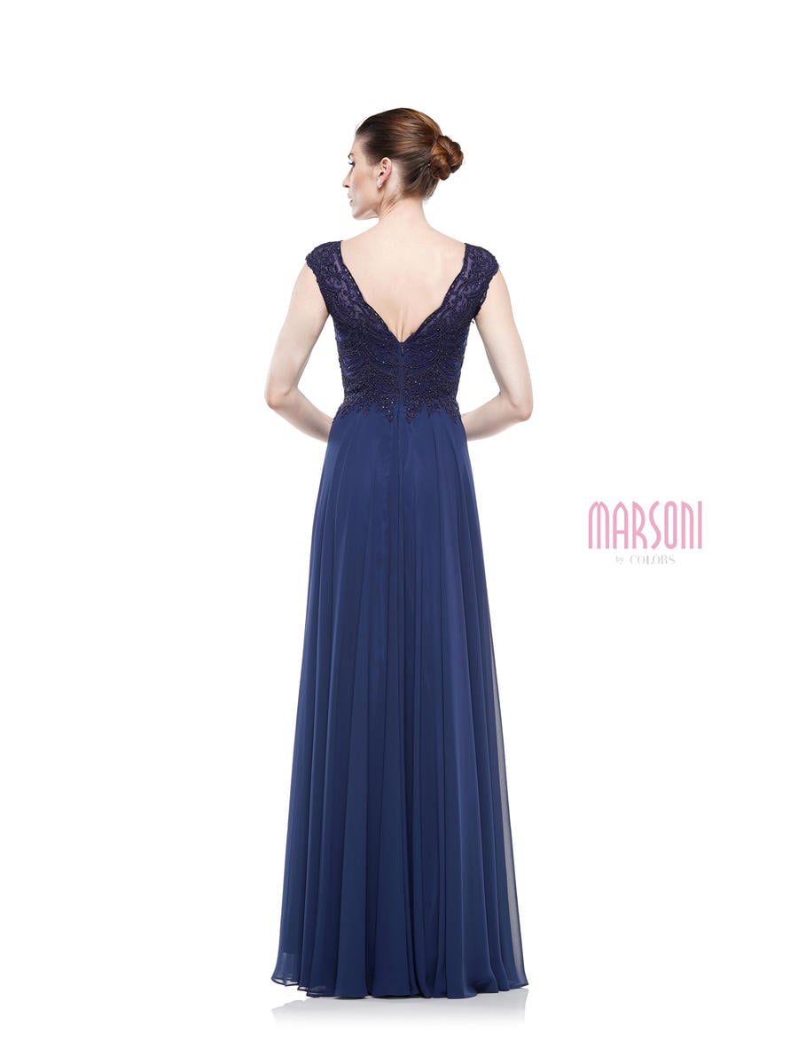 Marsoni by Colors Dress M238 - Navy