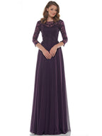 Marsoni by Colors Dress M238SL - Eggplant