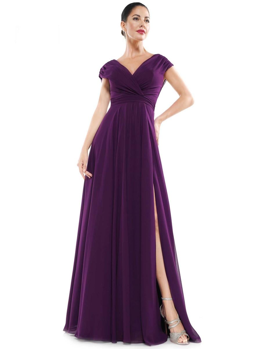 Marsoni by Colors Dress M251 - Eggplant