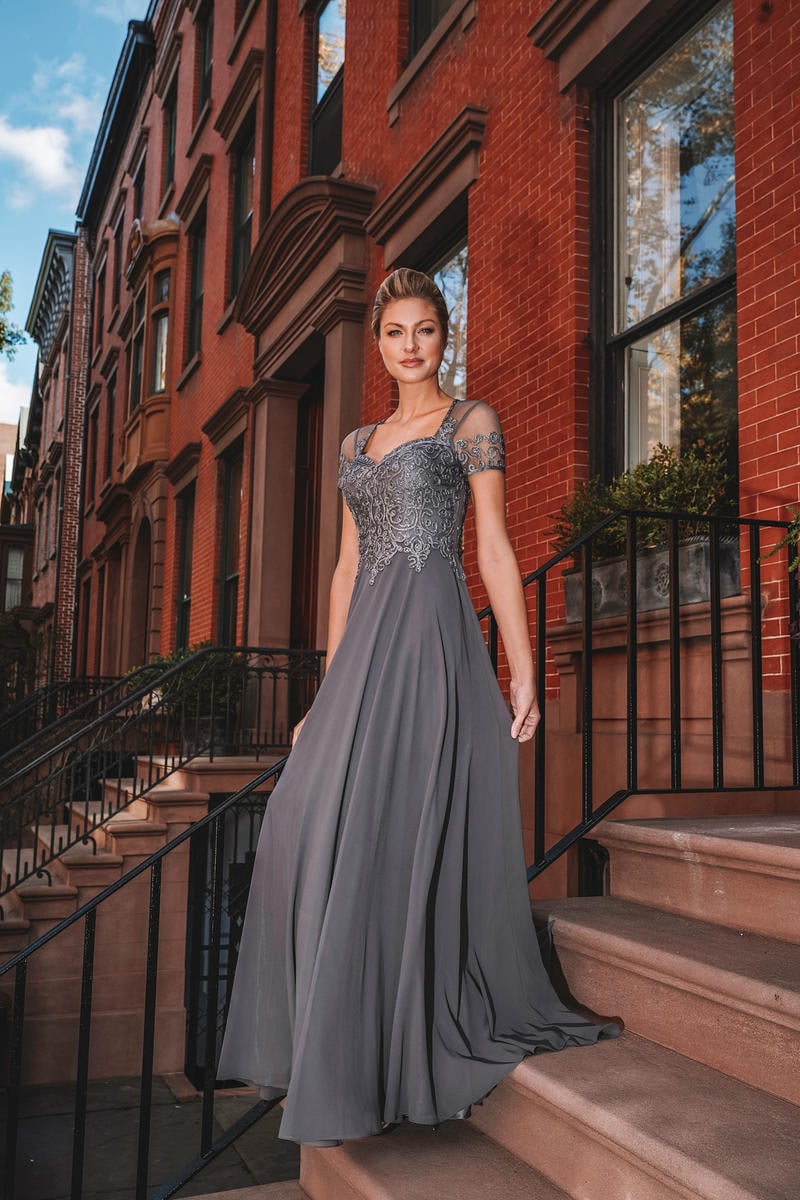 Marsoni by Colors Dress M271 - Charcoal