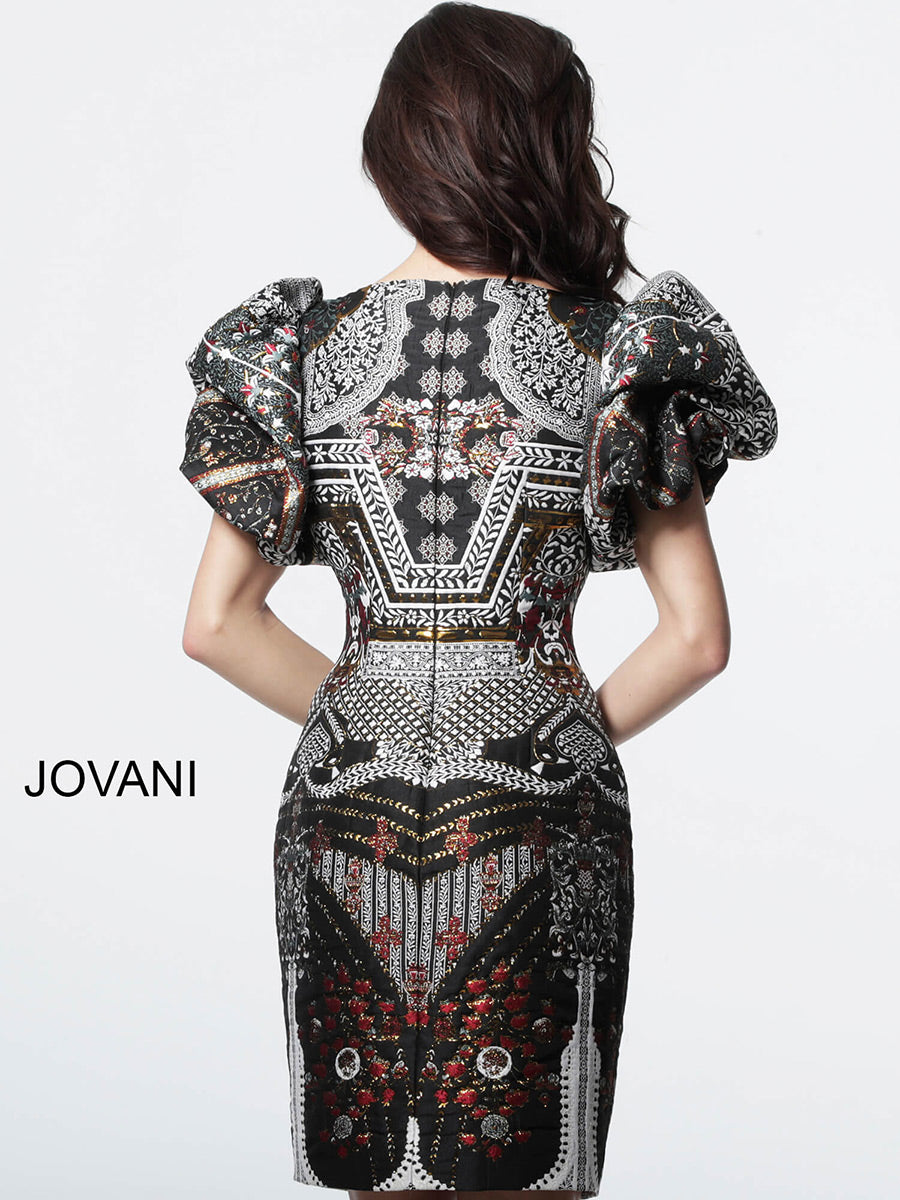 Jovani Contemporary Dresses M2794 - Black/Multi