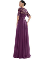 Marsoni by Colors Dress M286 - Eggplant