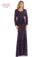 Marsoni by Colors Dress M301 - Eggplant
