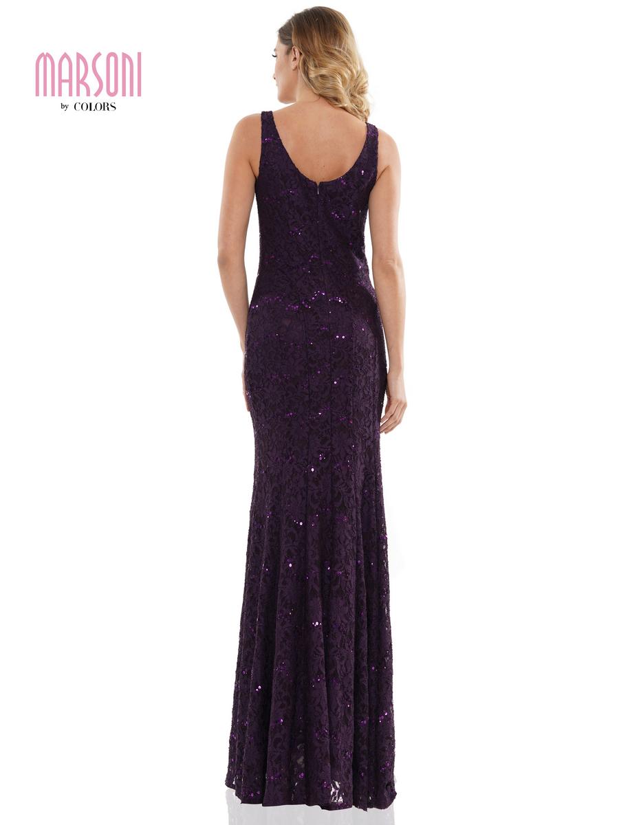 Marsoni by Colors Dress M301 - Eggplant