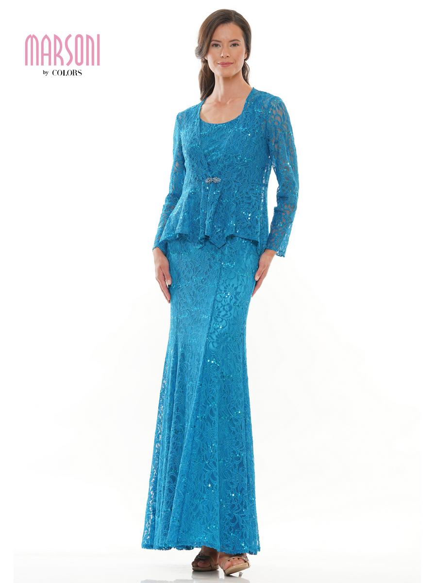 Marsoni by Colors Dress M301 - Carribean Blue