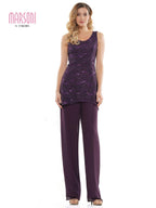 Marsoni by Colors Dress M303 - Eggplant
