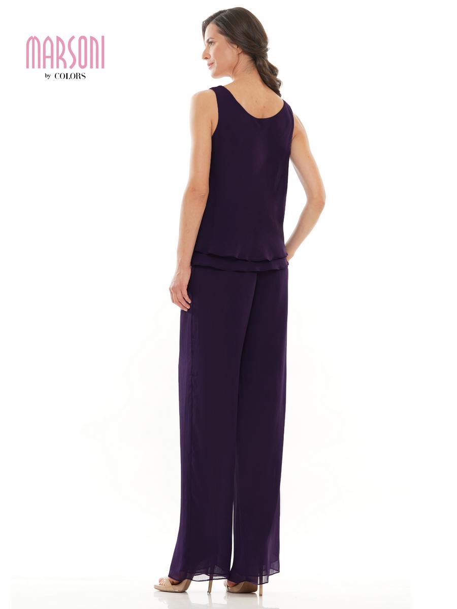 Marsoni by Colors Dress M304 - Eggplant