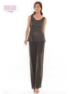 Marsoni by Colors Dress M305 - Charcoal