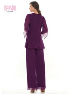 Marsoni by Colors Dress M308 - Eggplant