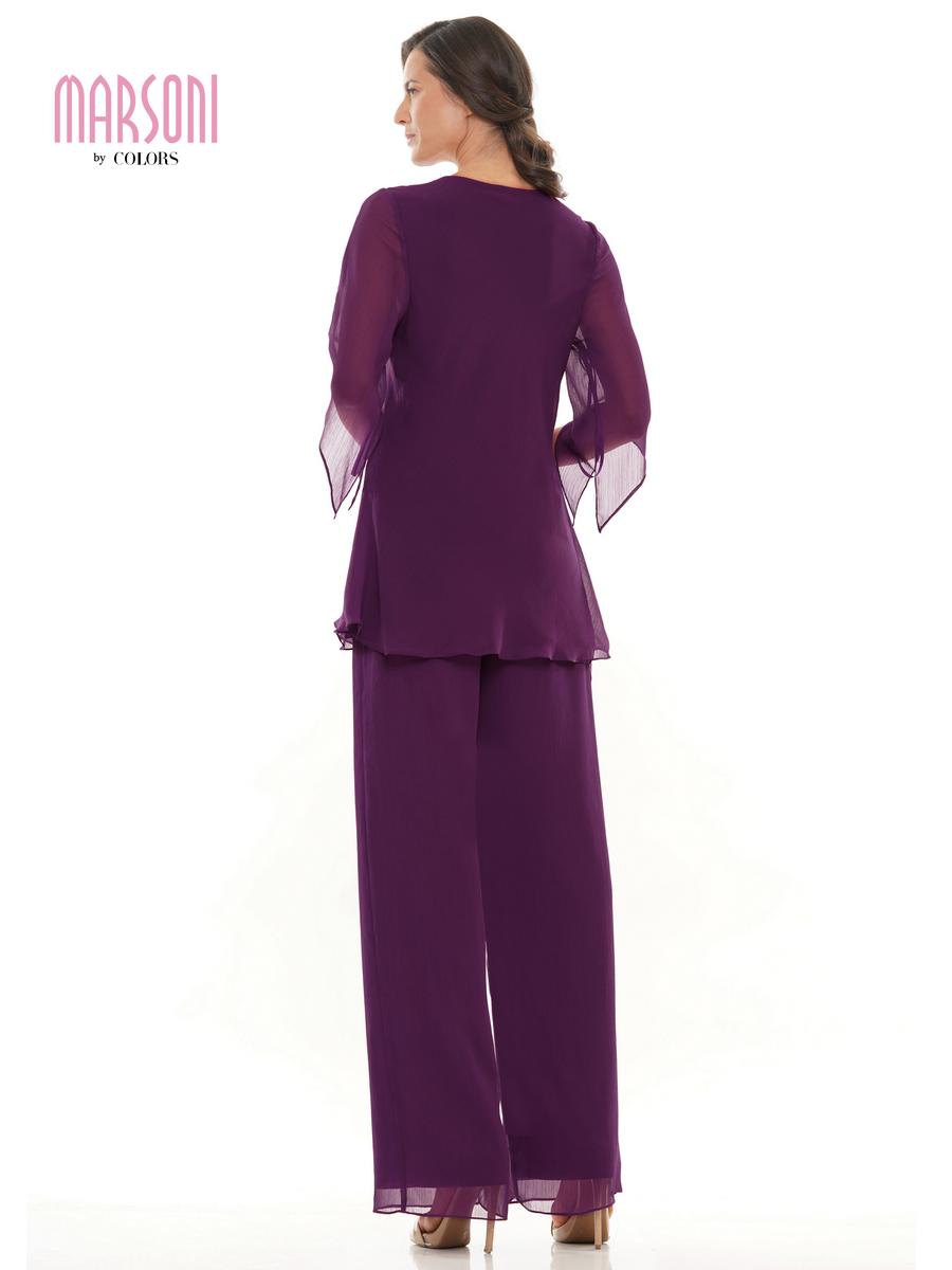 Marsoni by Colors Dress M308 - Eggplant