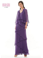 Marsoni by Colors Dress M309 - Eggplant