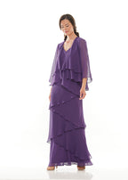 Marsoni by Colors Dress M309 - Eggplant