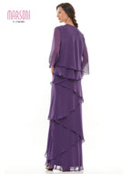 Marsoni by Colors Dress M309 - Eggplant