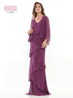 Marsoni by Colors Dress M309 - Eggplant