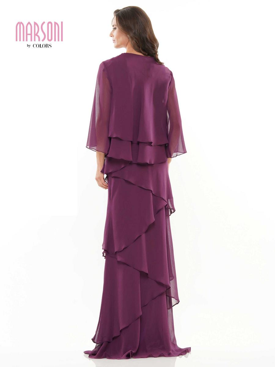 Marsoni by Colors Dress M309 - Eggplant