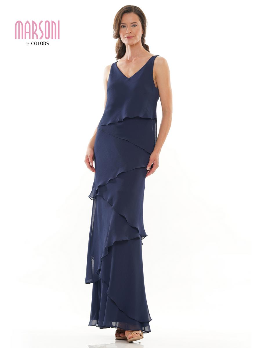 Marsoni by Colors Dress M309 - Navy