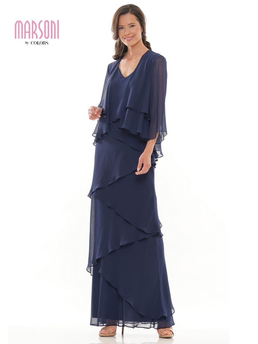 Marsoni by Colors Dress M309 - Navy