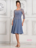 Marsoni by Colors Dress M312S - Slate Blue