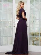 Marsoni by Colors Dress M328 - Eggplant